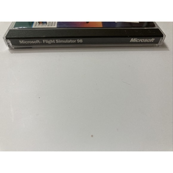 Microsoft Flight Simulator 98 (PC, 1997) CD & Case NEAR MINT NM Actual Photos - Picture 4 of 12